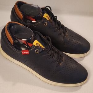 Levi's Men's Navy and Tan Sneakers